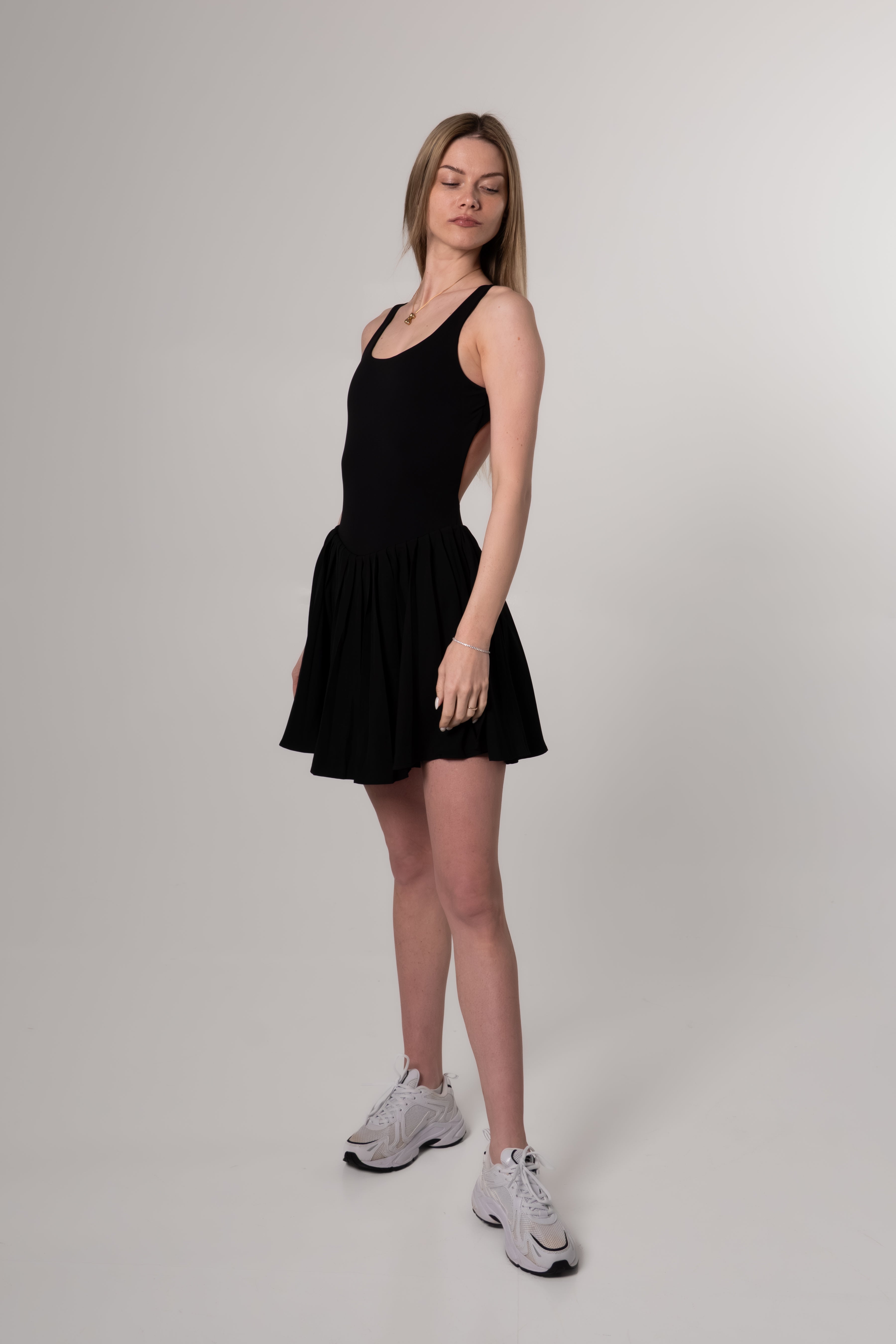 LYO Black Court Dress