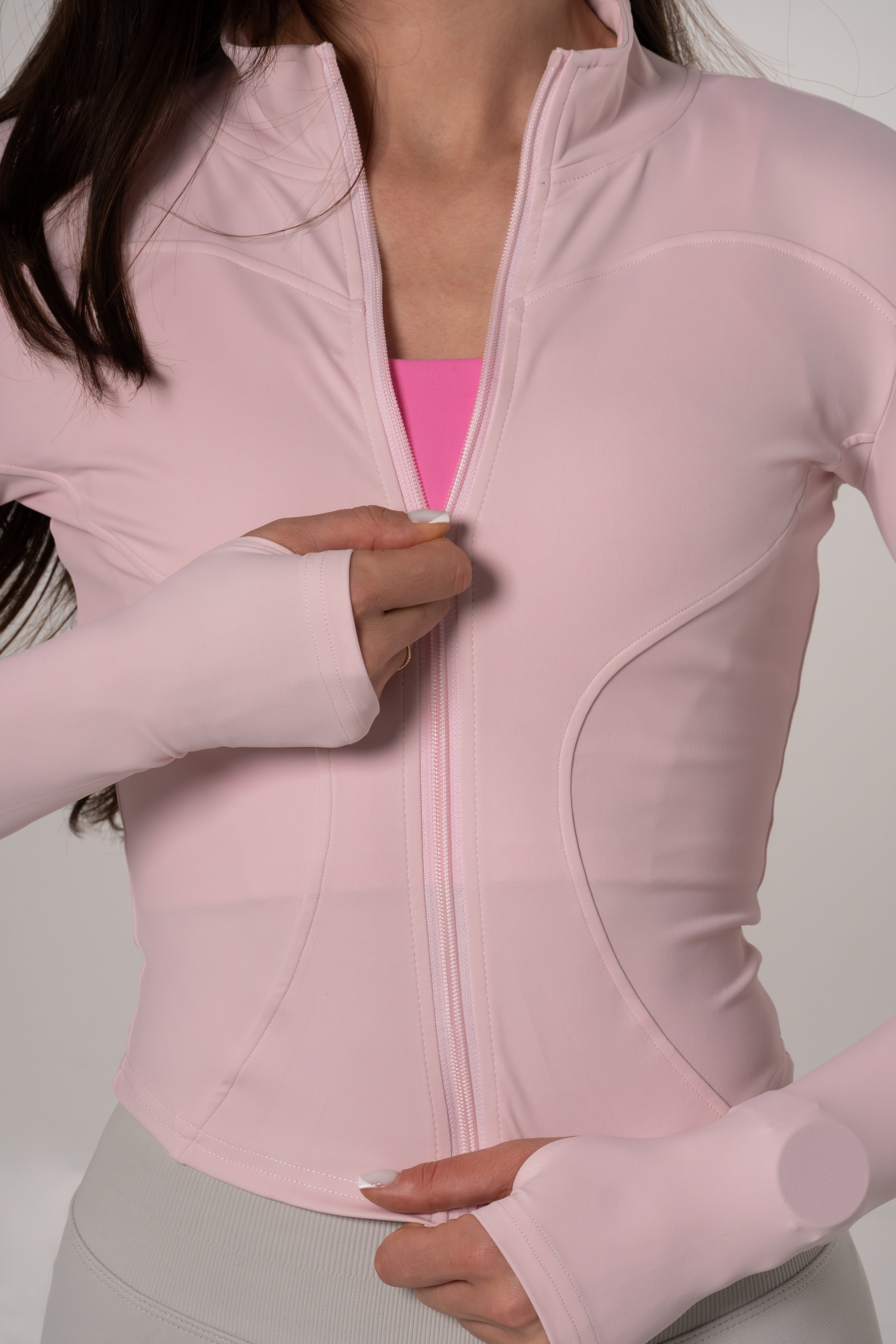 LYO Pink Contour Zip Jacket